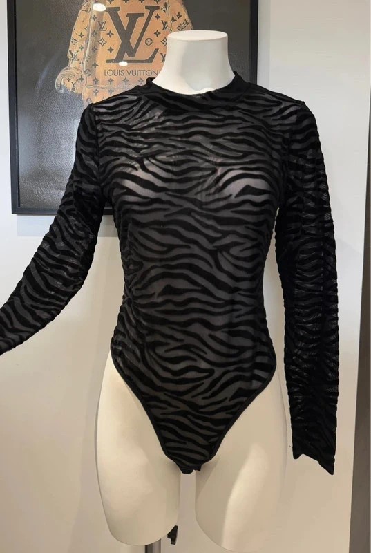 Body avec Motif Zèbre Taille L