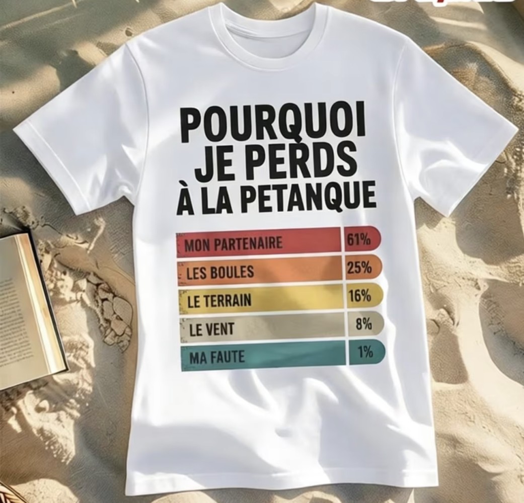 T-shirt petanque