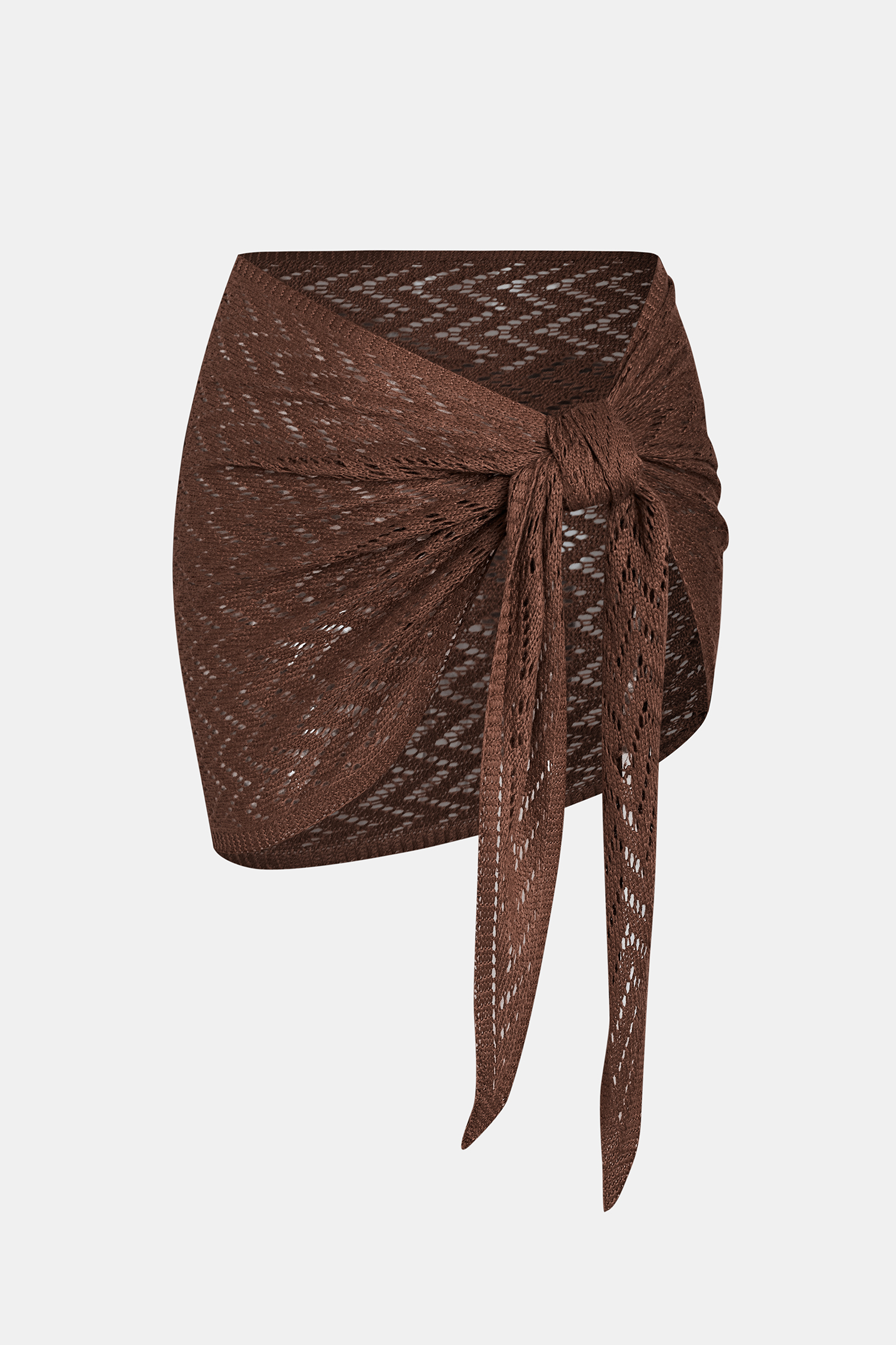 x JOJO paréo cover-up tricot lien latéral